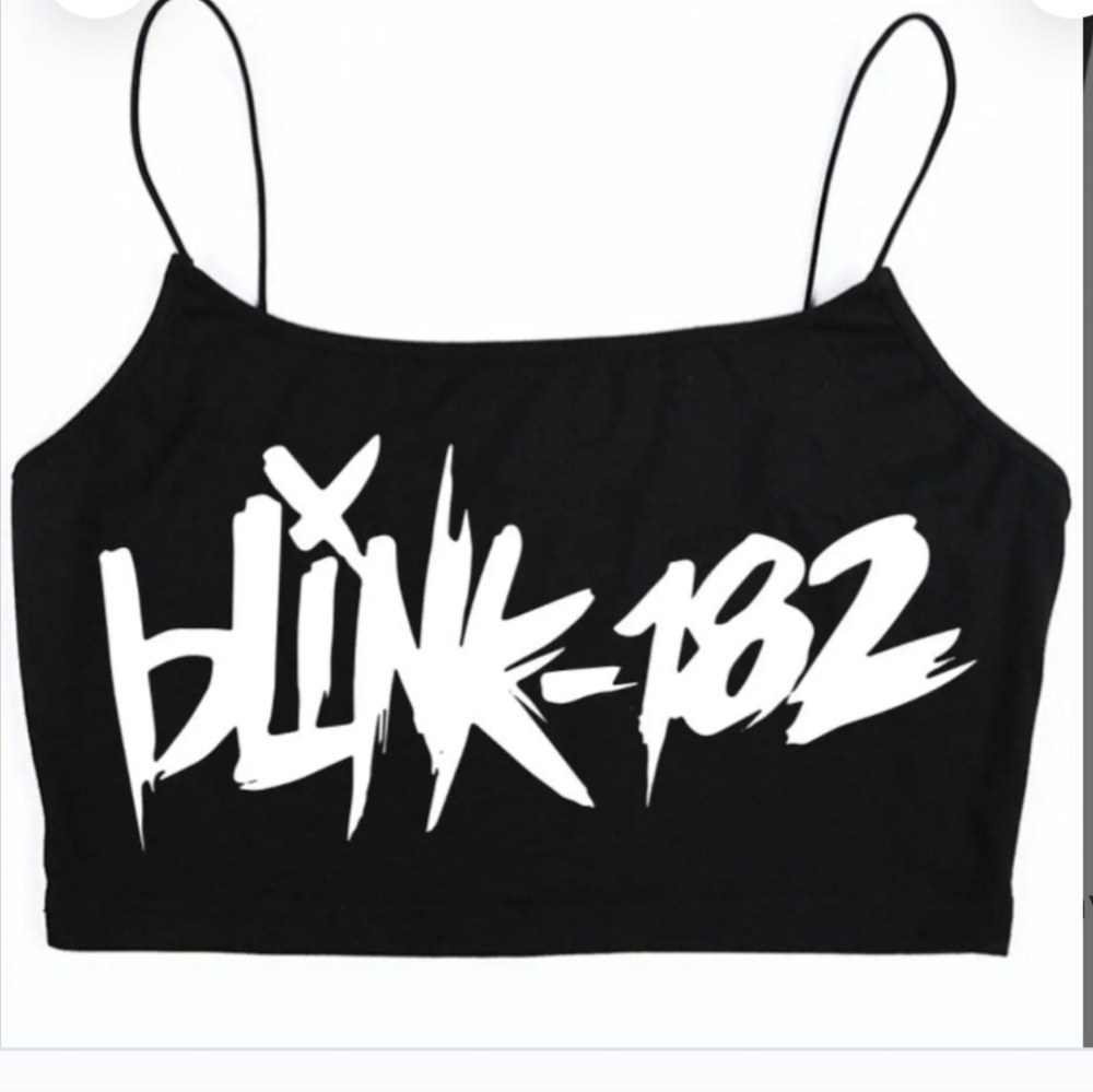 Blink 182 crop top